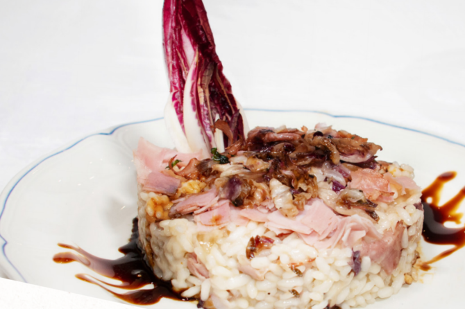 RISOTTO AL RADICCHIO E PRAGA